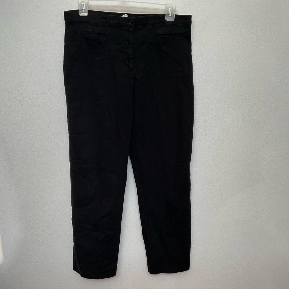 Tribal Black Stretch Extensible Dress Pant Trousers Size 16 Work Professional